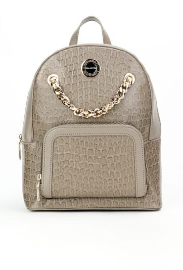 Plecak damski z łańcuchem