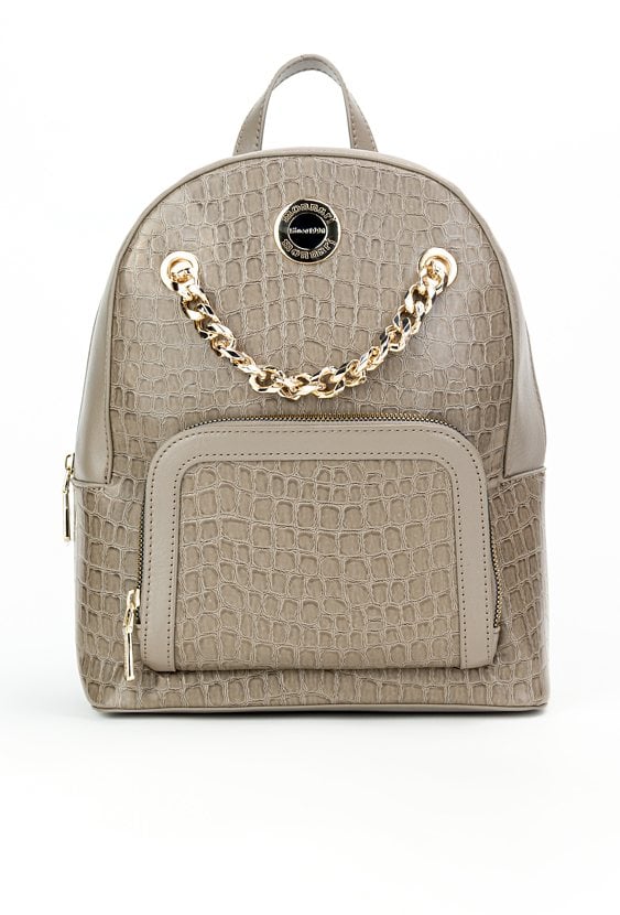 Plecak damski z łańcuchem