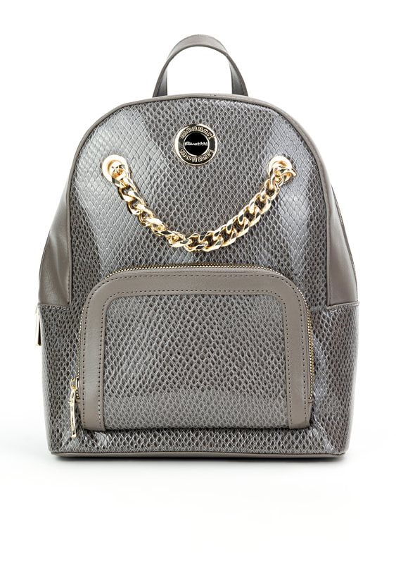 Plecak damski z łańcuchem