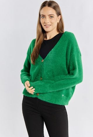 Rozpinany sweter damski