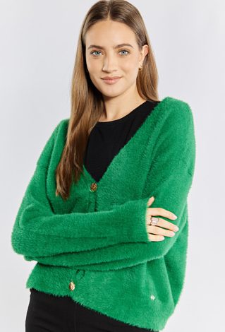 Rozpinany sweter damski