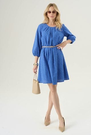 Stylowa sukienka w kropki