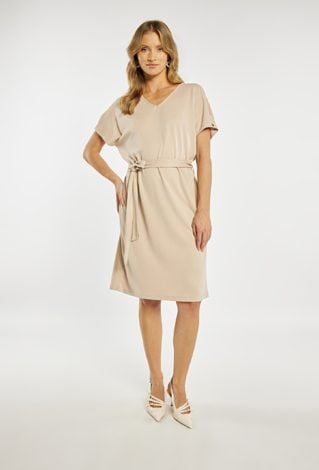 Sukienka damska z wiązaniem