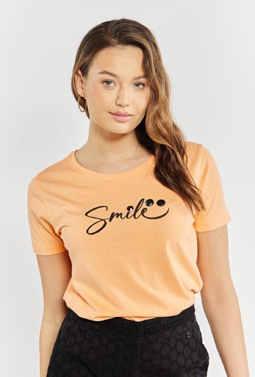 T-shirt damski z napisem