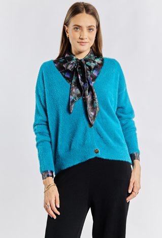 Rozpinany sweter damski