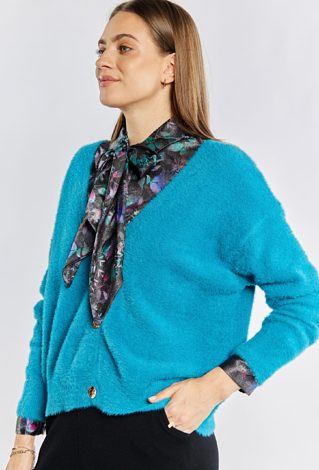 Rozpinany sweter damski