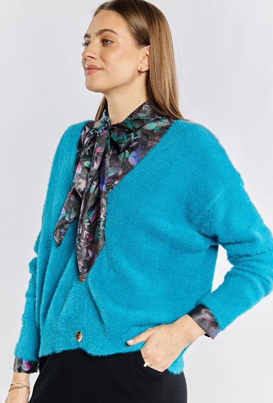 Rozpinany sweter damski