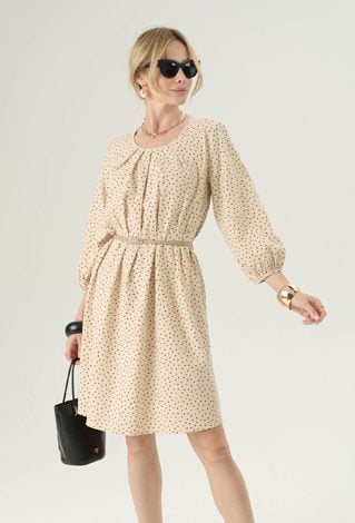 Stylowa sukienka w kropki
