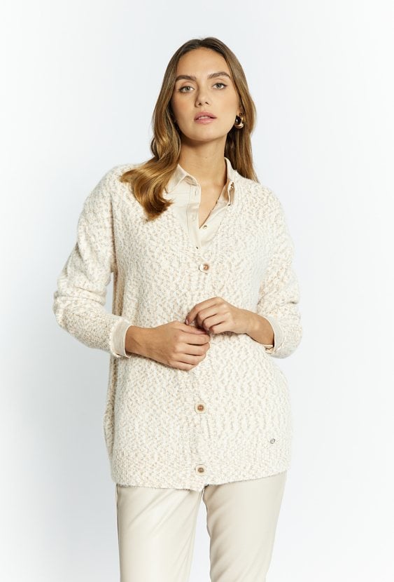 Sweter damski z guzikami