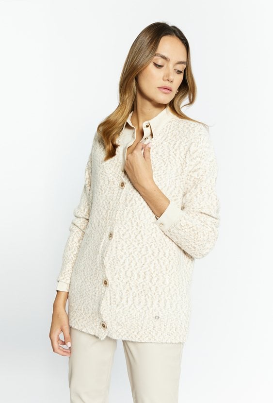 Sweter damski z guzikami