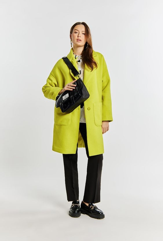 Torba damska z łączonych materiałów