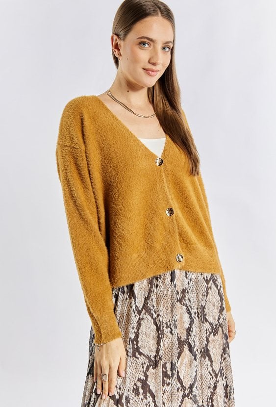 Rozpinany sweter damski