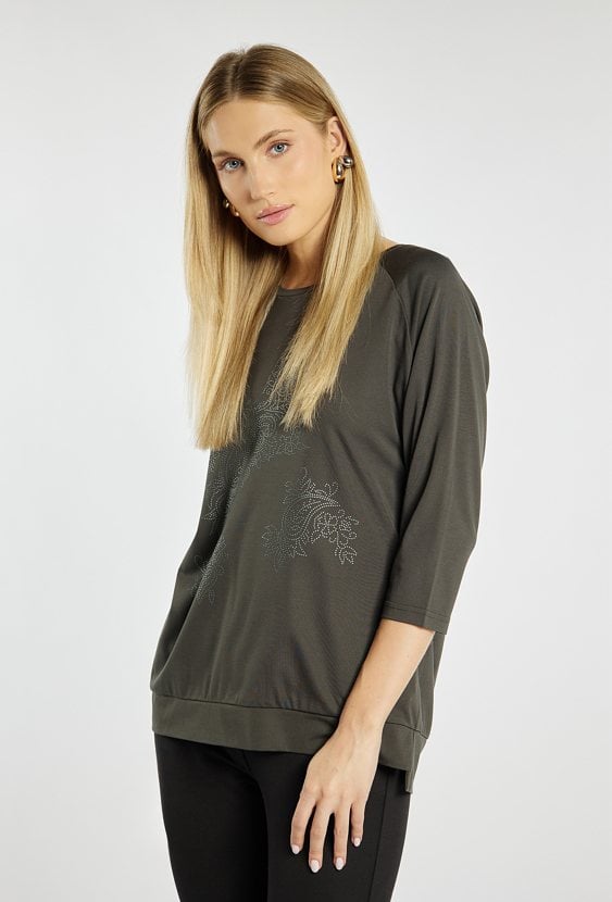 T-shirt z delikatnym nadrukiem