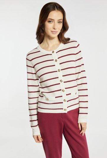 Sweter damski w paski