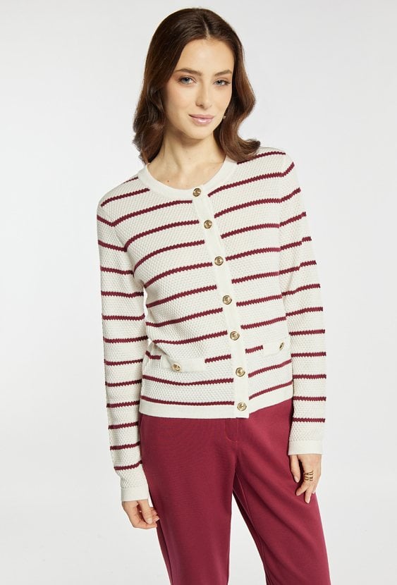 Sweter damski w paski