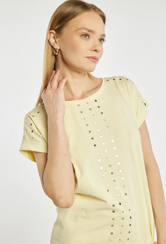 T-shirt z wiązaniem