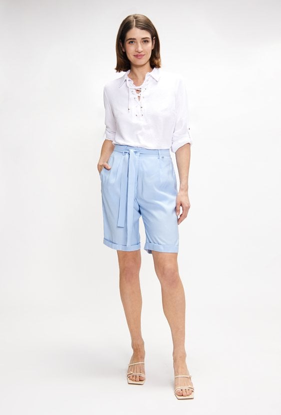 Wiskozowe spodenki damskie