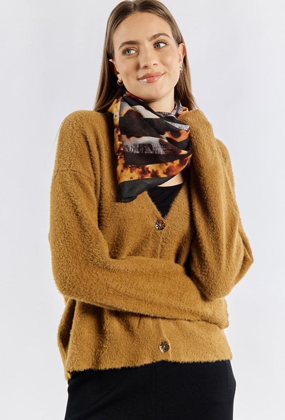 Rozpinany sweter damski