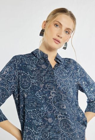 Krótka, luźna koszula