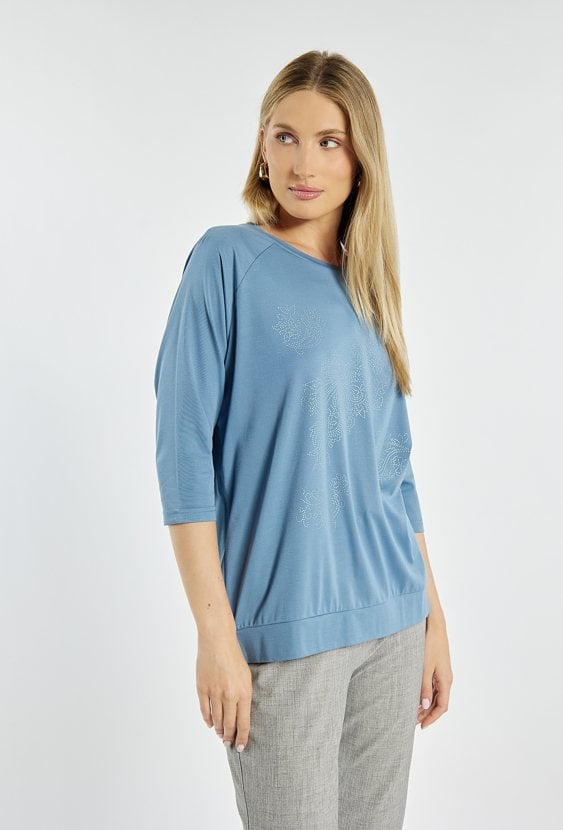 T-shirt z delikatnym nadrukiem