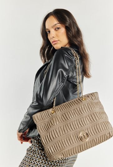 Torba damska z marszczeniem