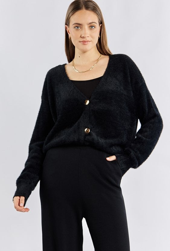 Rozpinany sweter damski