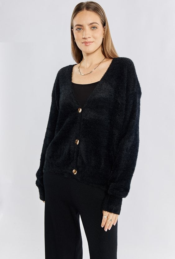 Rozpinany sweter damski