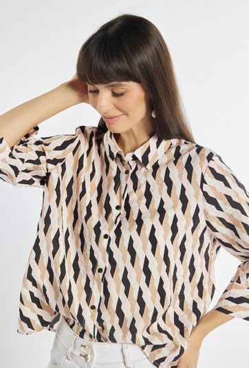 Krótka, luźna koszula