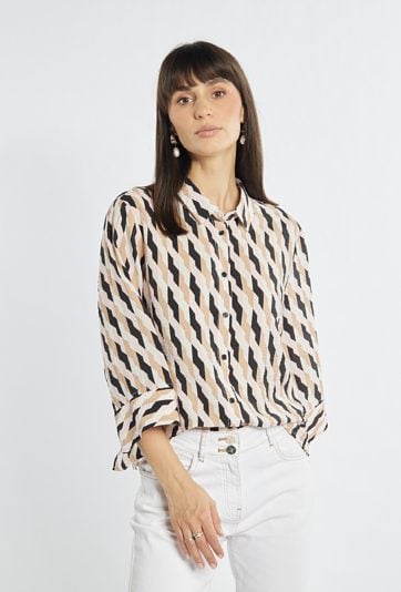 Krótka, luźna koszula