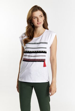 T-shirt w stylu boho