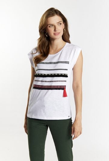 T-shirt w stylu boho