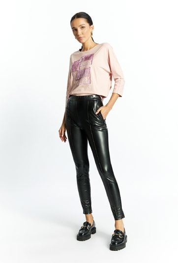 Legginsy z imitacji skóry