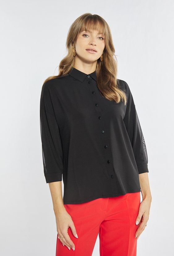 Czarna koszula damska