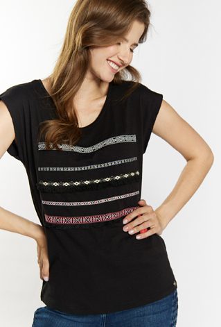 T-shirt w stylu boho