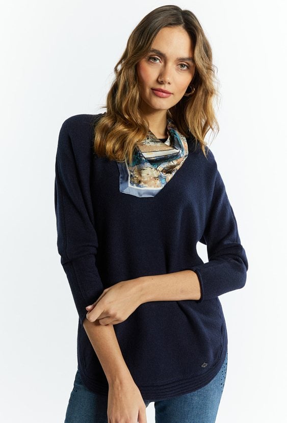 Sweter damski z wiskozy