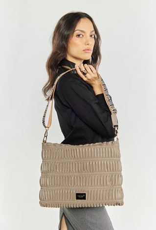 Torba damska z marszczeniem