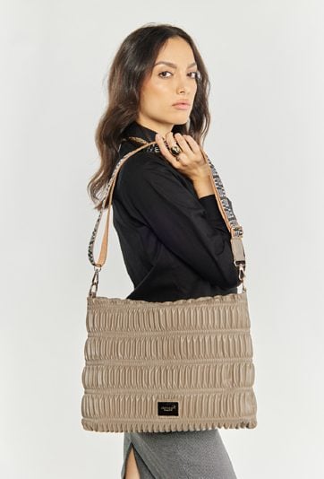 Torba damska z marszczeniem