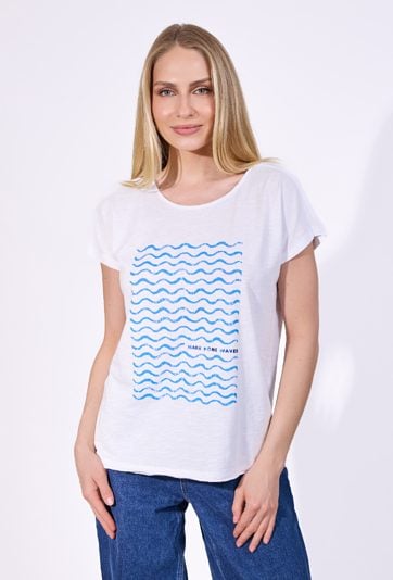 T-shirt z wzorem