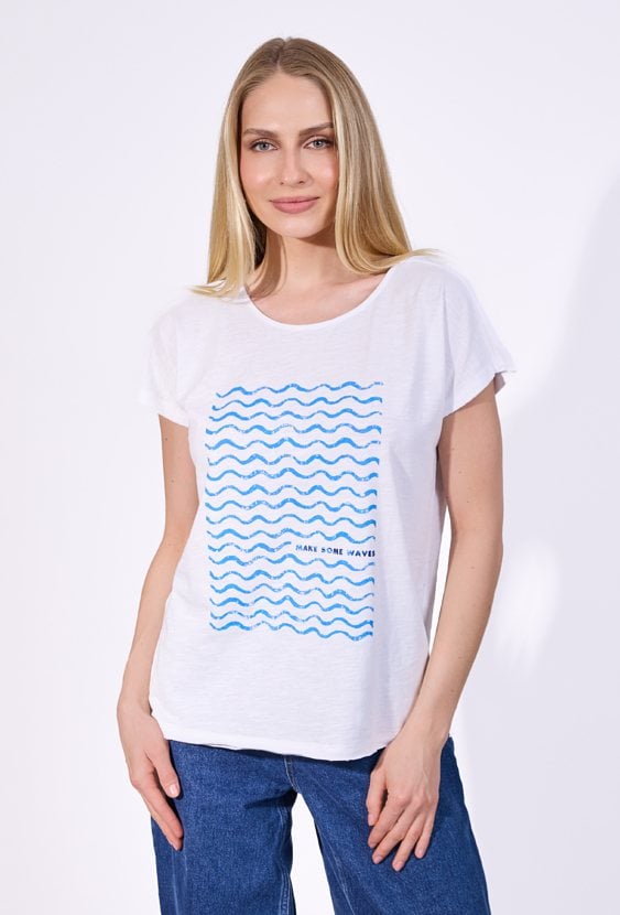 T-shirt z wzorem