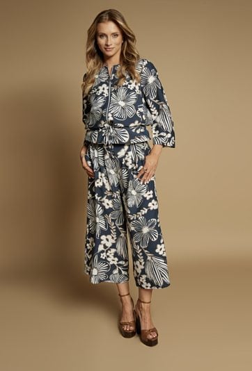 Wzorzysta bluza damska