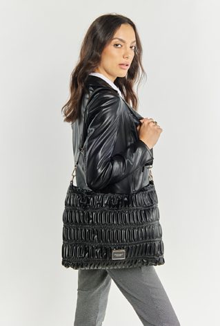 Torba damska z marszczeniem