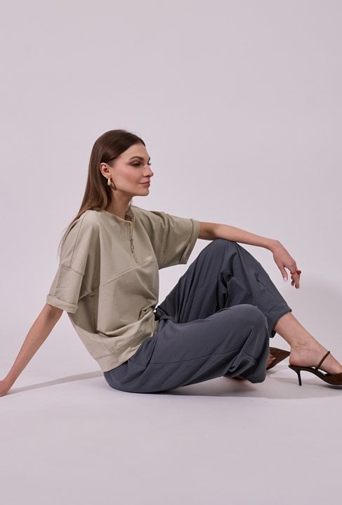 Spodnie dresowe z bawełną