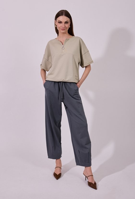 Spodnie dresowe z bawełną