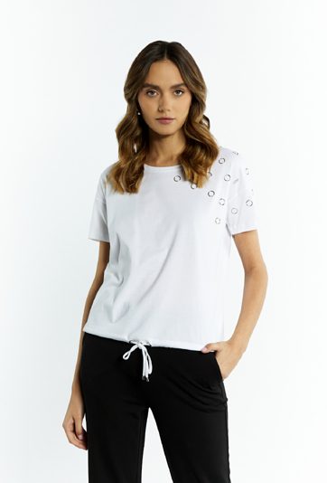 Bawełniany T-shirt damski