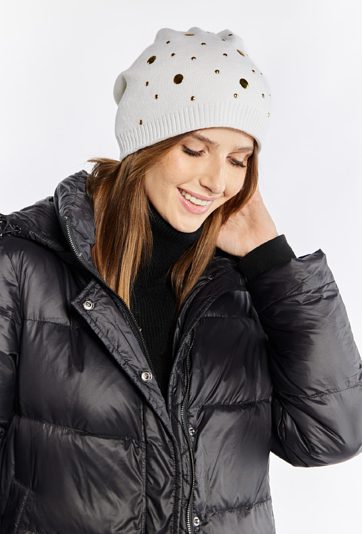 Czapka damska z dodatkiem wełny