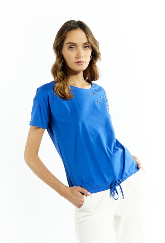 Bawełniany t-shirt damski