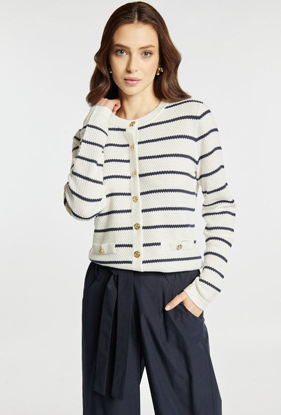 Sweter damski w paski