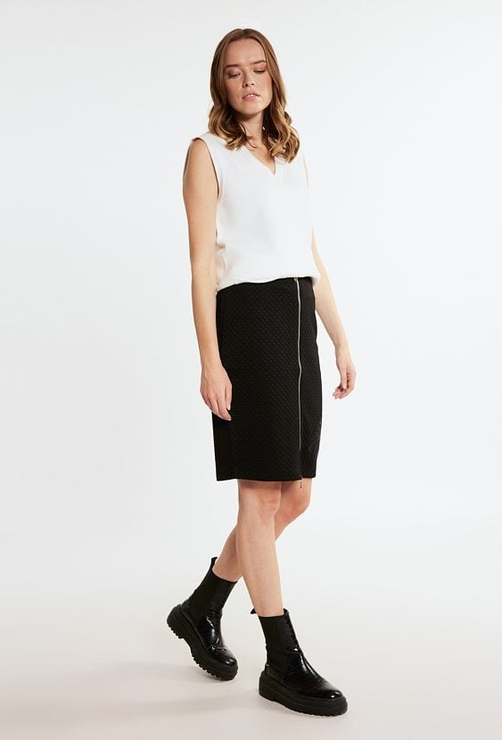 Pikowana spódnica damska