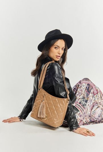 Torba damska z frędzlami