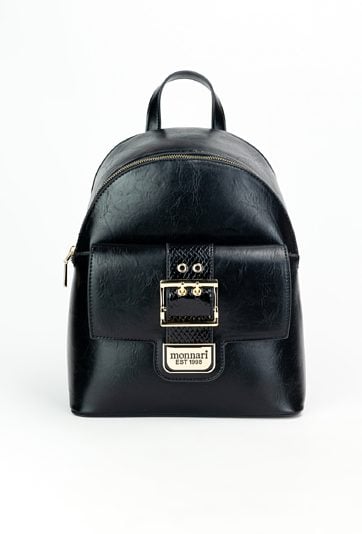 Plecak damski z ozdobną klamerką